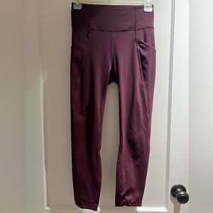 Lululemon Fast and Free Leggings 25” - Size 4